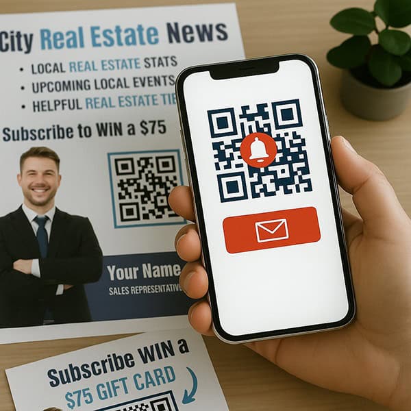 qr code subscribing to newsletter